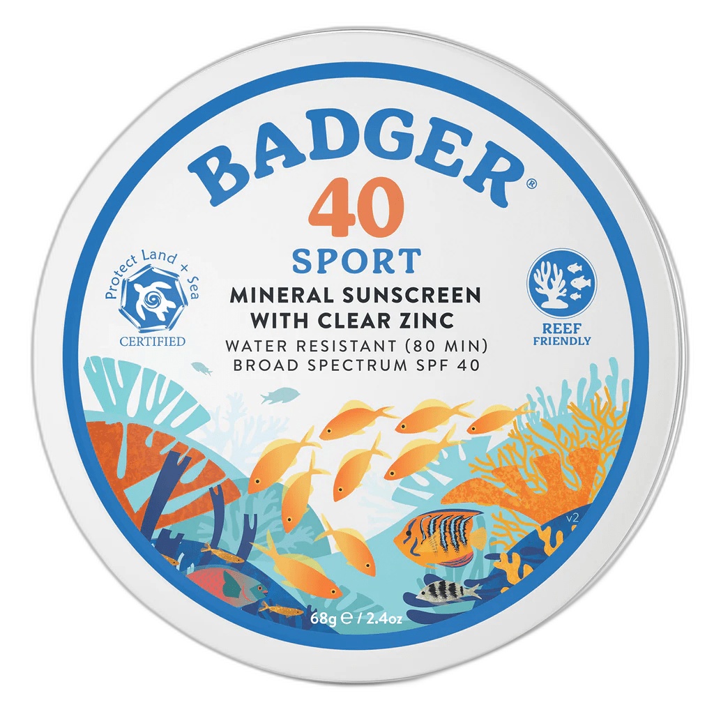 Badger Sunscreen Sport SPF 40 Lata 68 gr