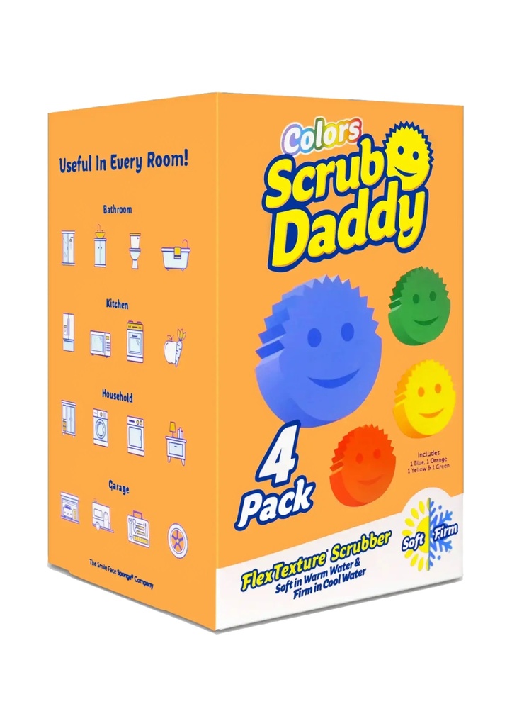 Scrub Daddy Pack 4 Daddy