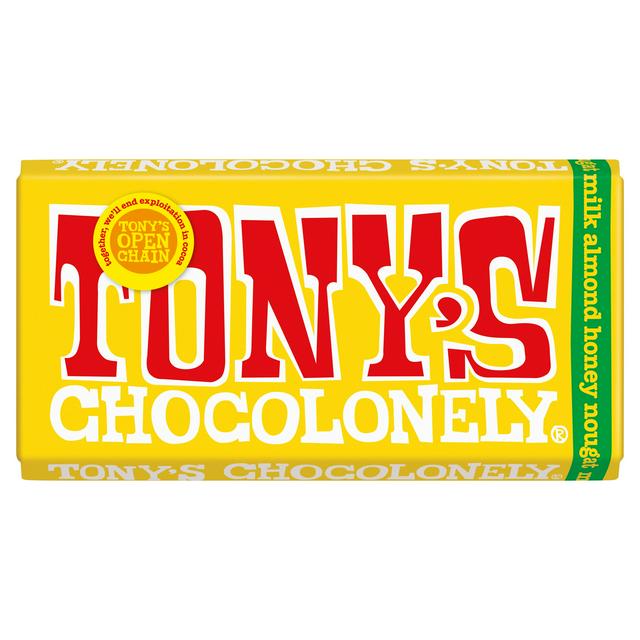 Tony's Chocolonely Almond Honey Nougat 180gr