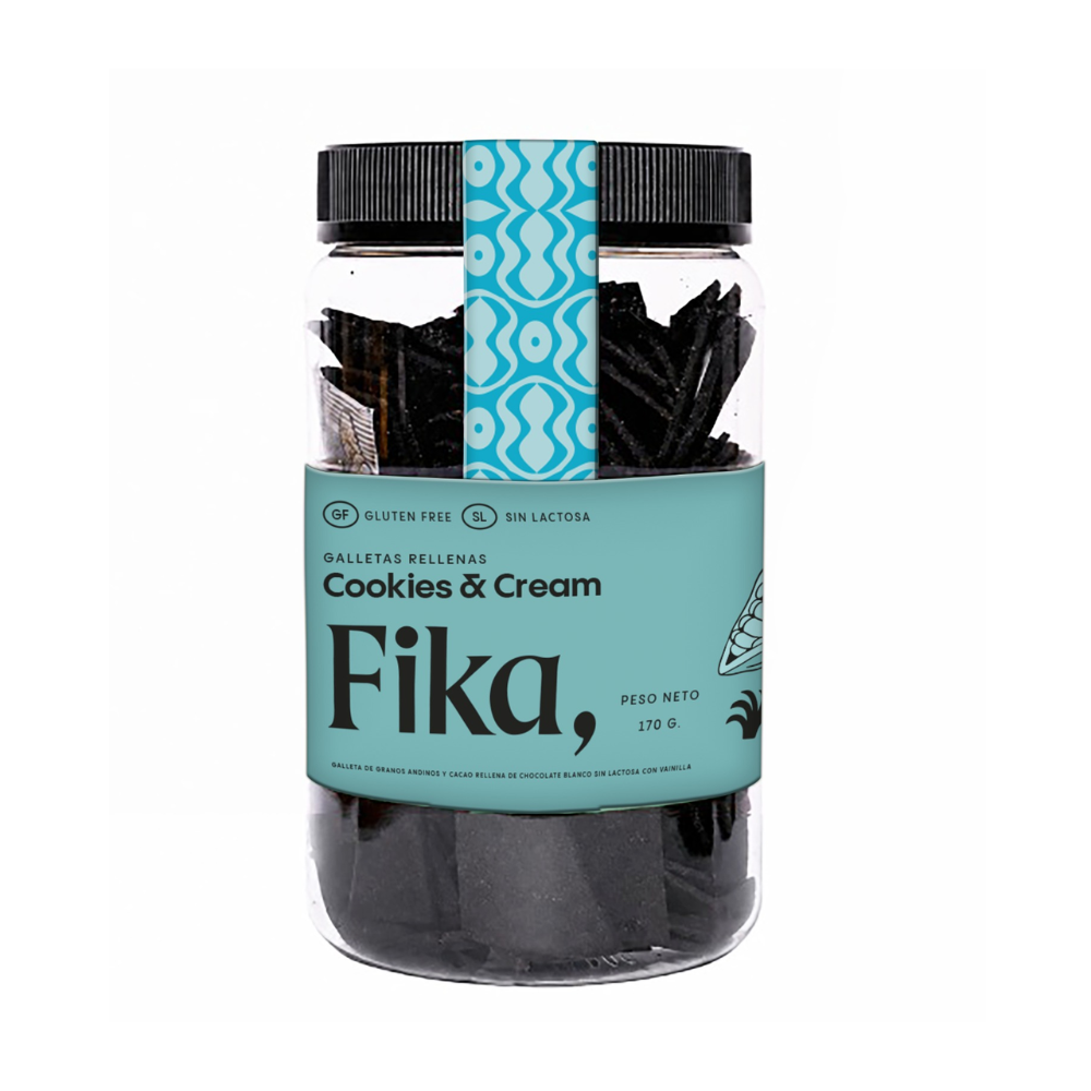 Fika Galletas Rellenas Cookies & Cream 170 gr