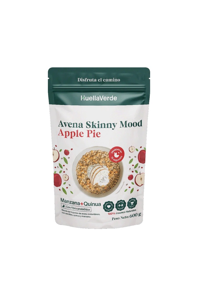 Huella Verde Avena Mix Apple Pie 600 gr