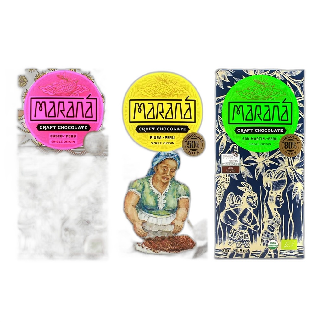 Marana Pack Chocolate Dark 70% 3 Und