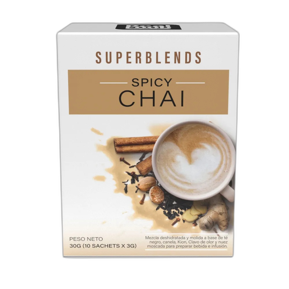 Real Food Mezcla Spicy Chai Caja 10 und