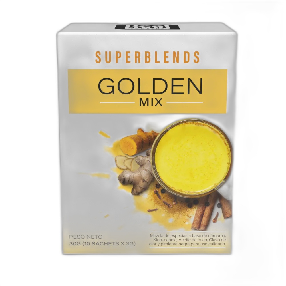 Real Food Mezcla Golden Mix Caja 10 und