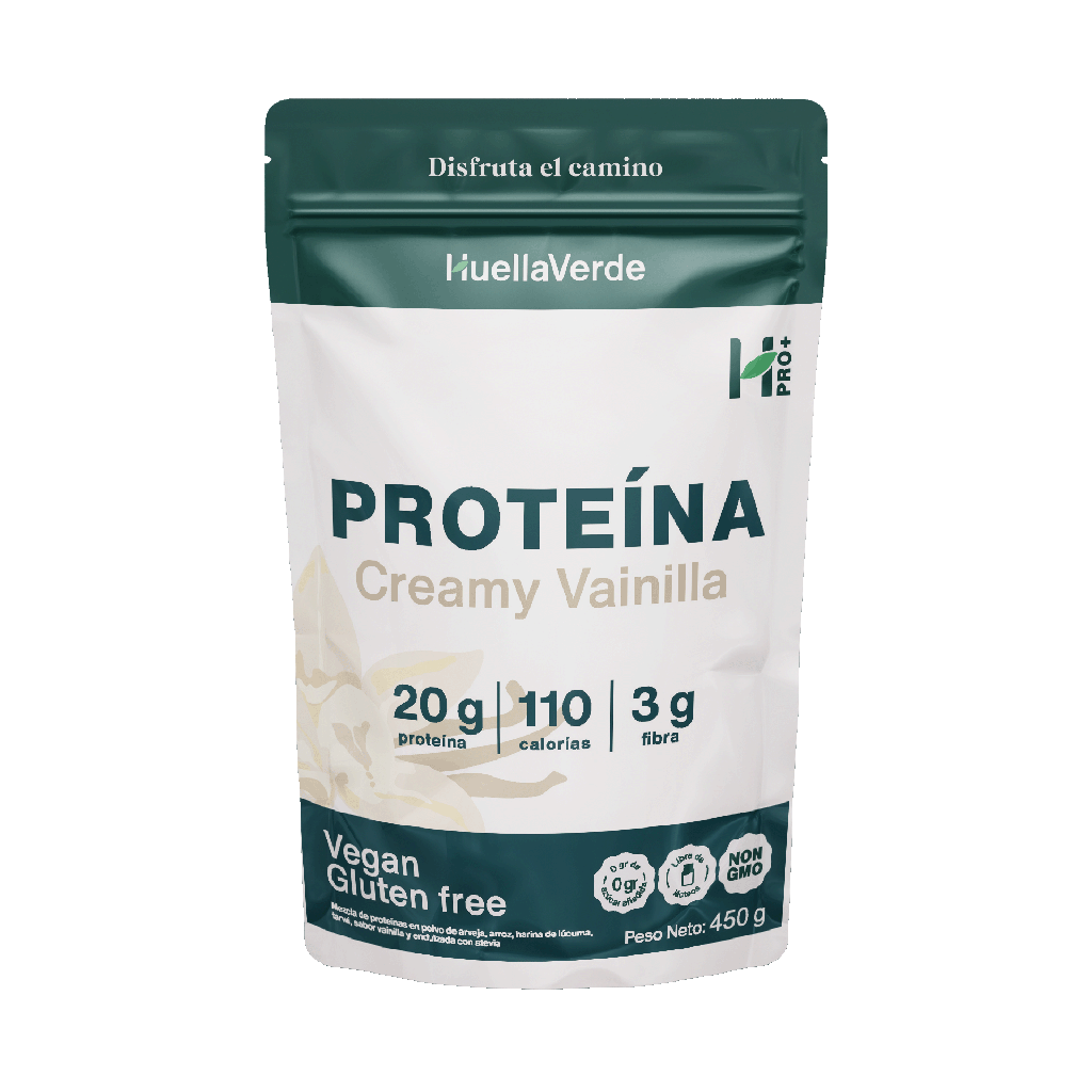 Huella Verde Proteina Creamy Vainilla 450 gr