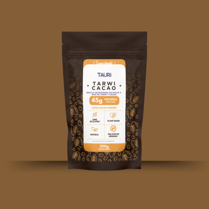 Tauri Superfoods Tarwi Cacao en Polvo 500 gr