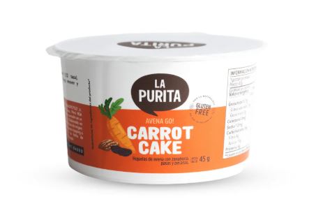 La Purita Avena Go Carrot Cake 45 gr