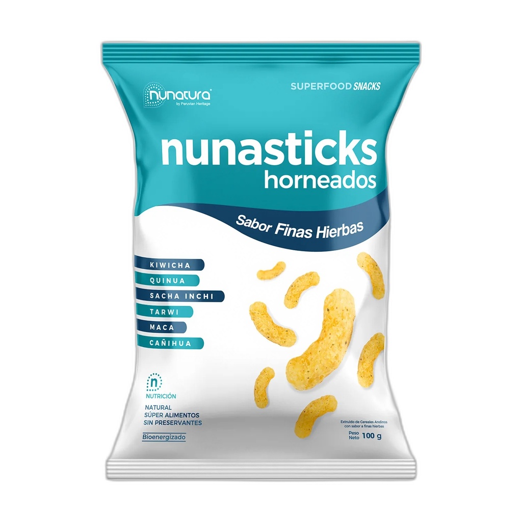 Nunasticks Sabor Finas Hierbas 100 gr