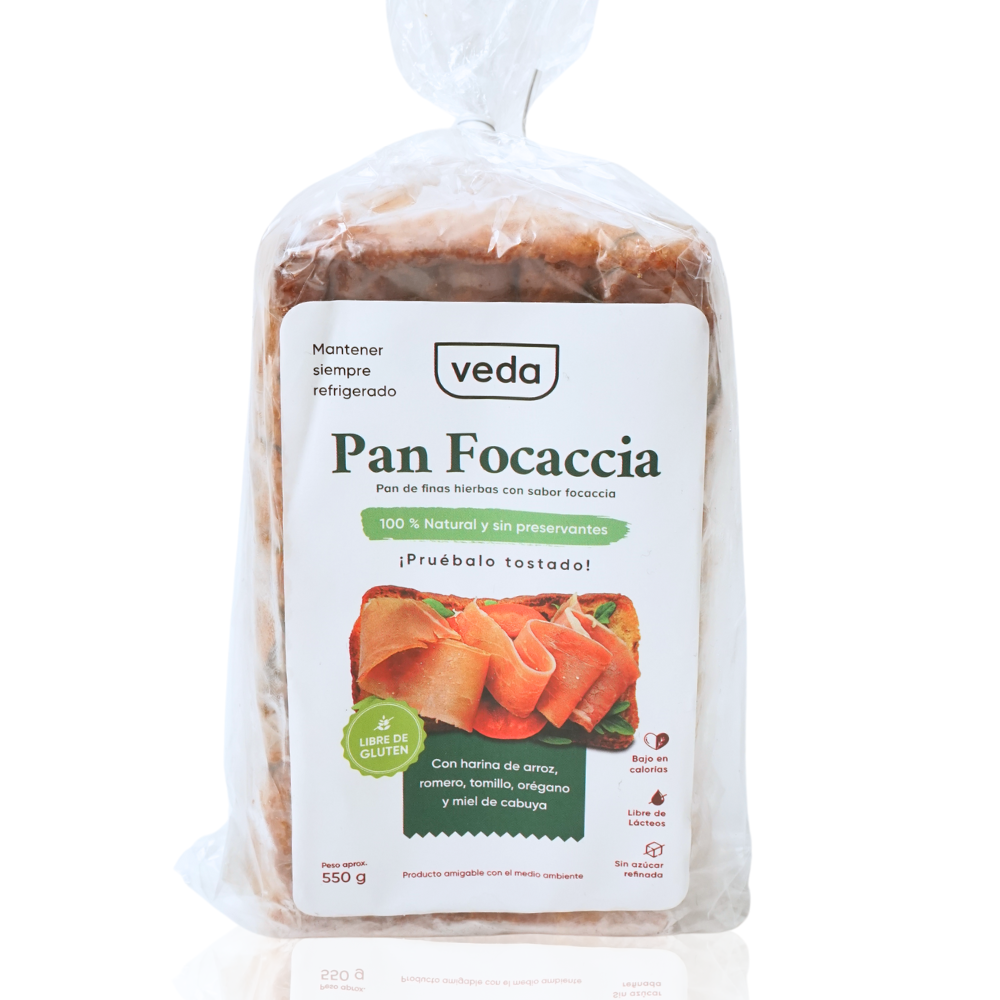 Veda Pan Focaccia Sin Gluten 550 gr
