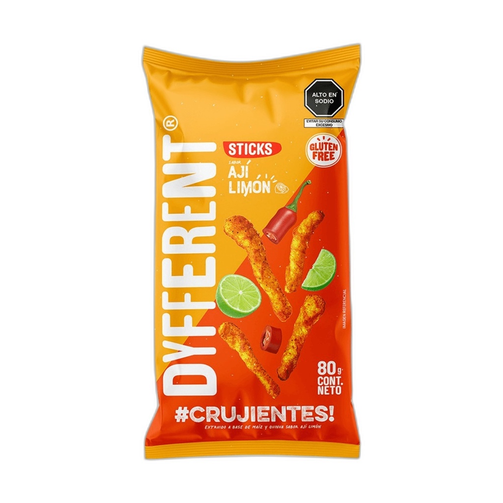 Dyfferent Sticks Maiz Aji Limon 80 gr