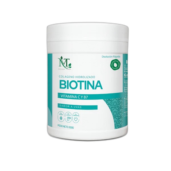 MTI Colageno Hidrolizado Biotina 500 gr