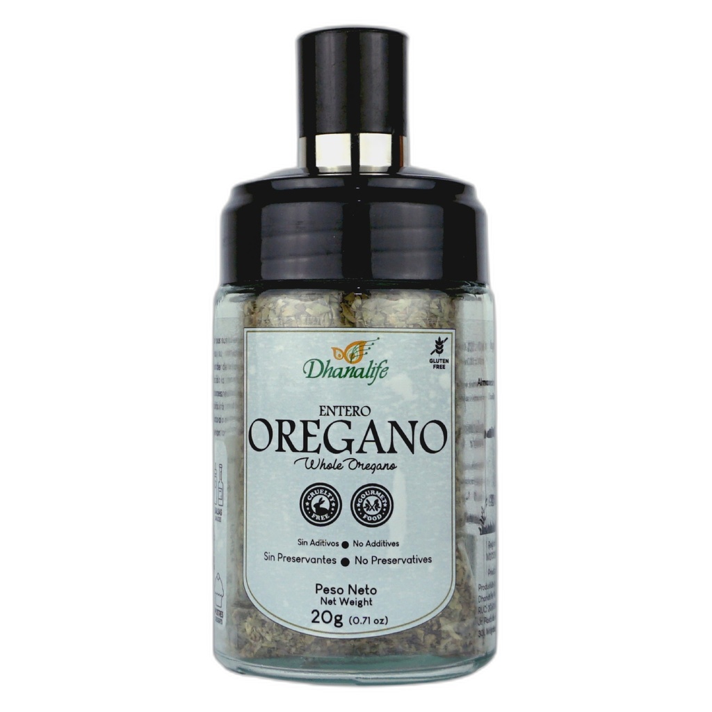 Dhanalife Oregano entero Especiero 20 gr