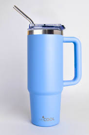 WeCool Mug Con Cañita Celeste
