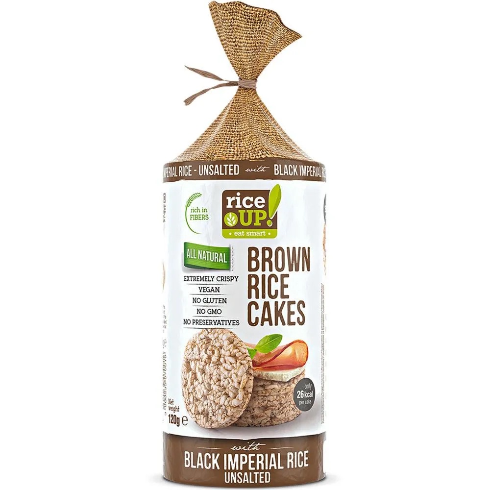 Rice Up Galleta Arroz Black Imperial 120 gr