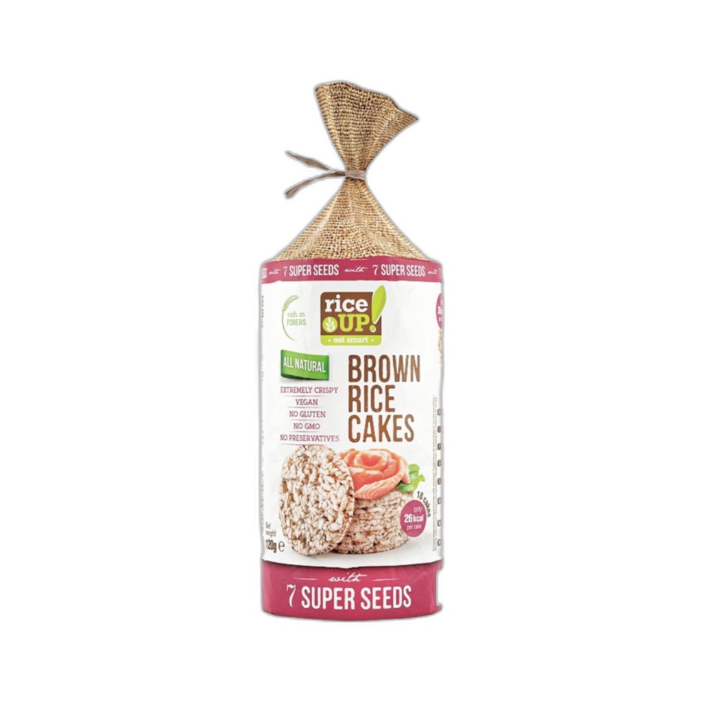 Rice Up Galleta Arroz 7 Super Seeds 120 gr