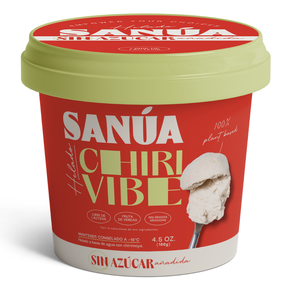 Sanua Helado Sin Azucar Chirimoya 4.5 oz