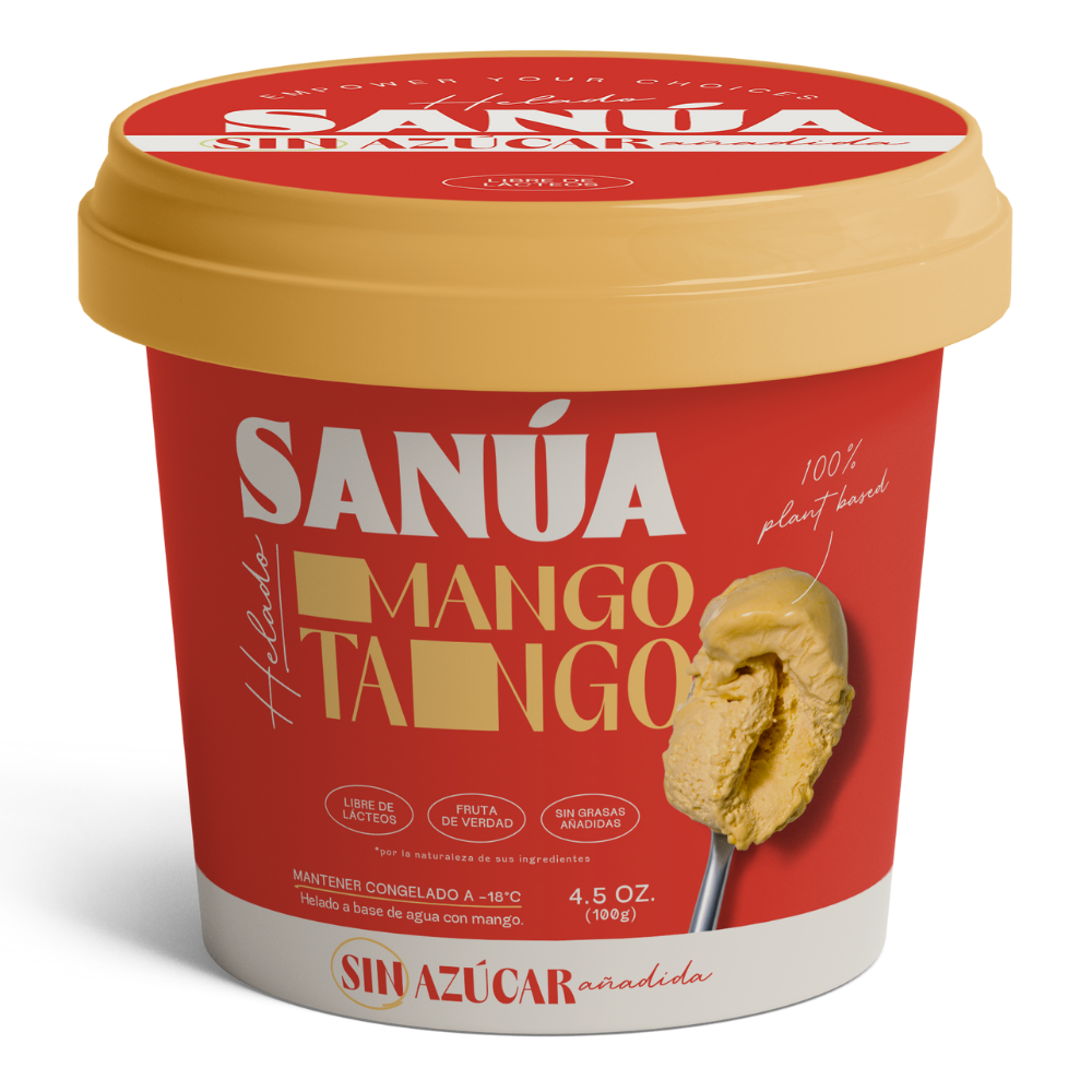 Sanua Helado Sin Azucar Mango 4.5 oz