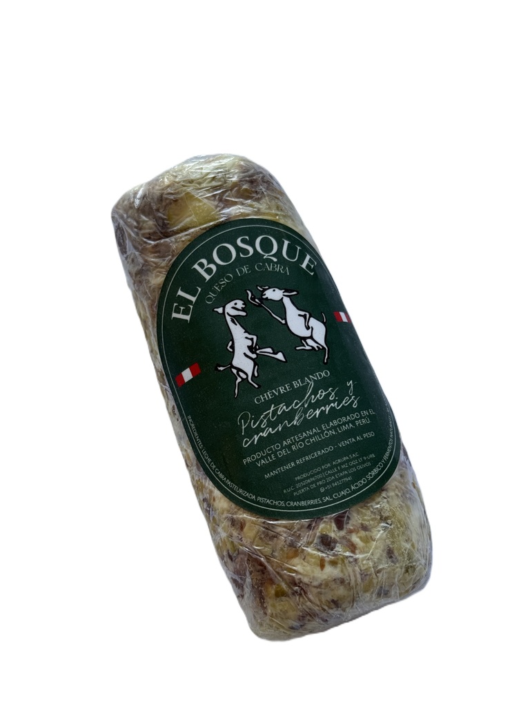 El Bosque Queso Cabra Pistachos & Cranberries 150 gr