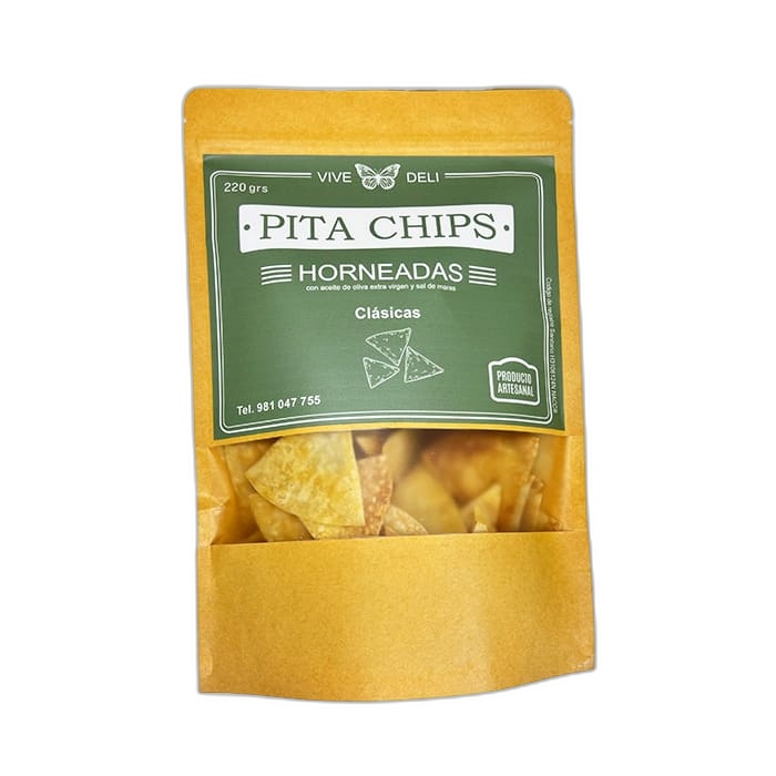 Vive Deli Pita Chips Blancas 220 gr