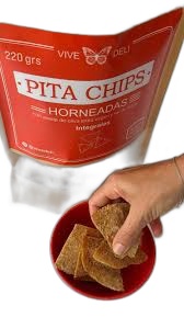 Vive Deli Pita Chips Integrales 220 gr