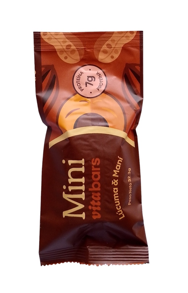 Vita Bars Mini Iso Whey Lucuma & Mani 32.3 gr