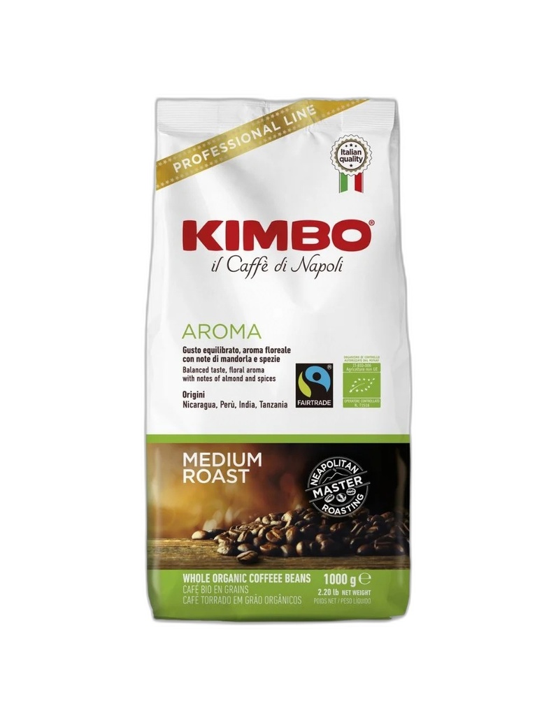 Kimbo Café Grano Aroma Organico 1 kg