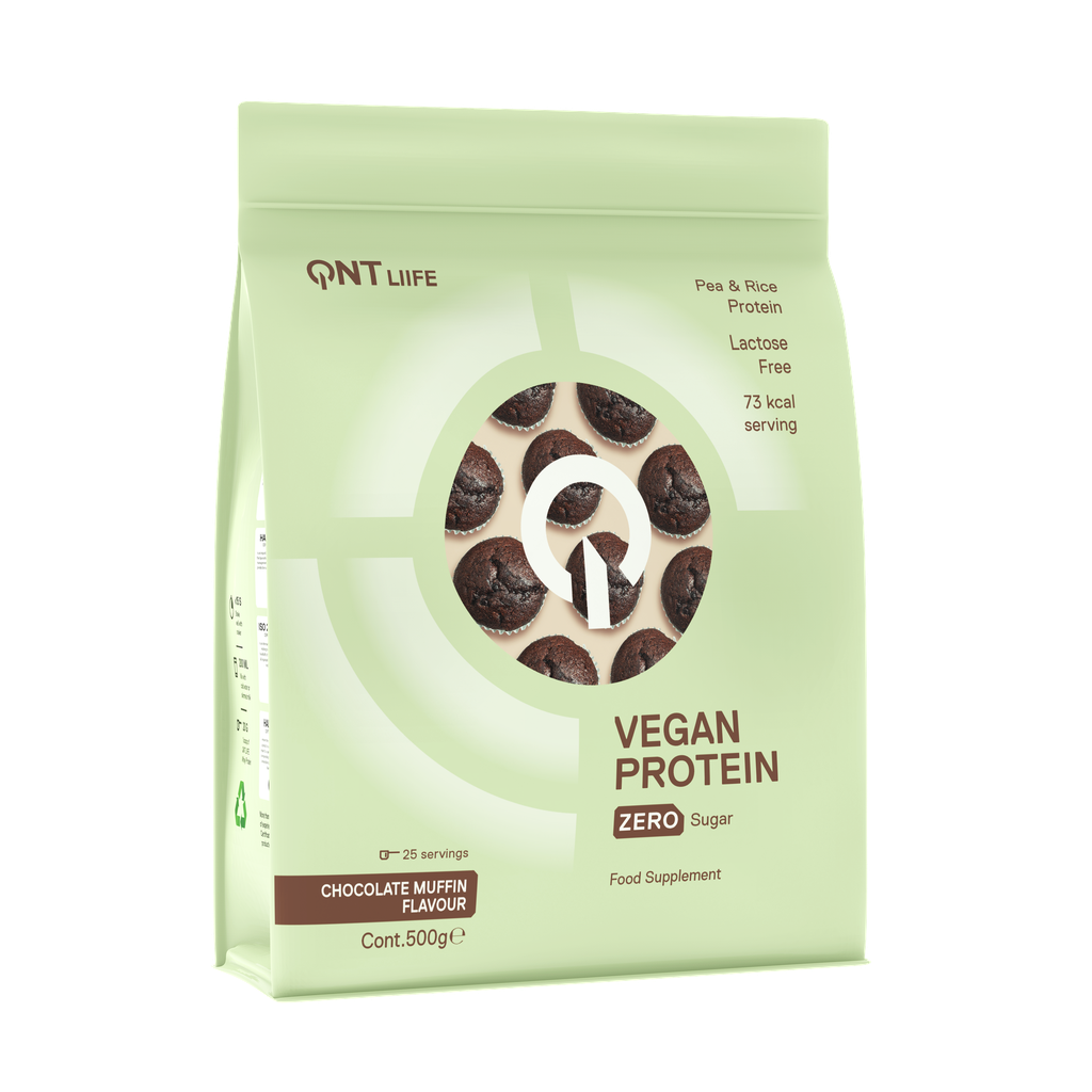 Qnt Vegan Protein Chocolate Muffin 500 gr