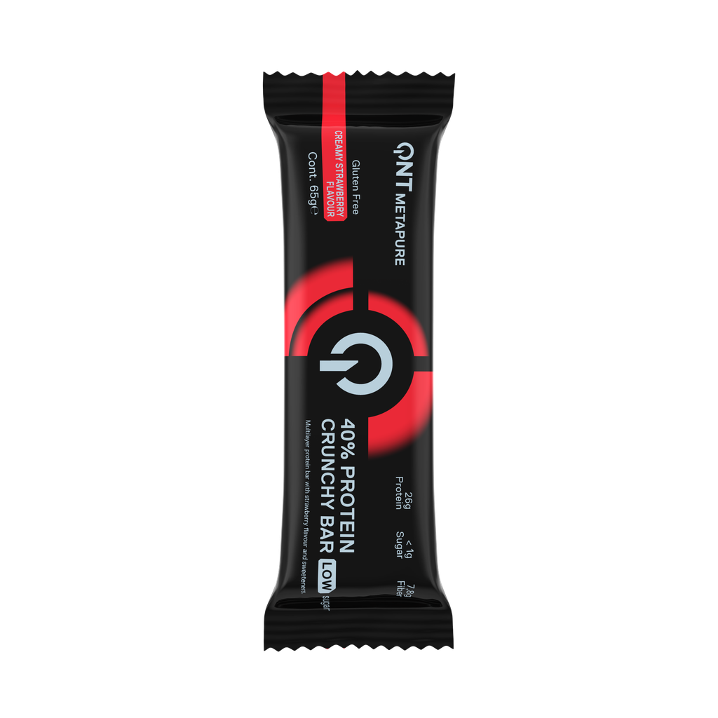 Qnt Protein Crunchy Bar Creamy Strawberry 65 gr