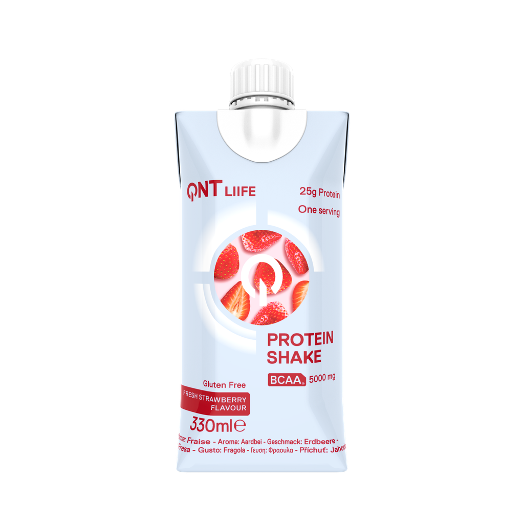 Qnt Protein Shake Protein And Bcaa Strawberry 300 ml
