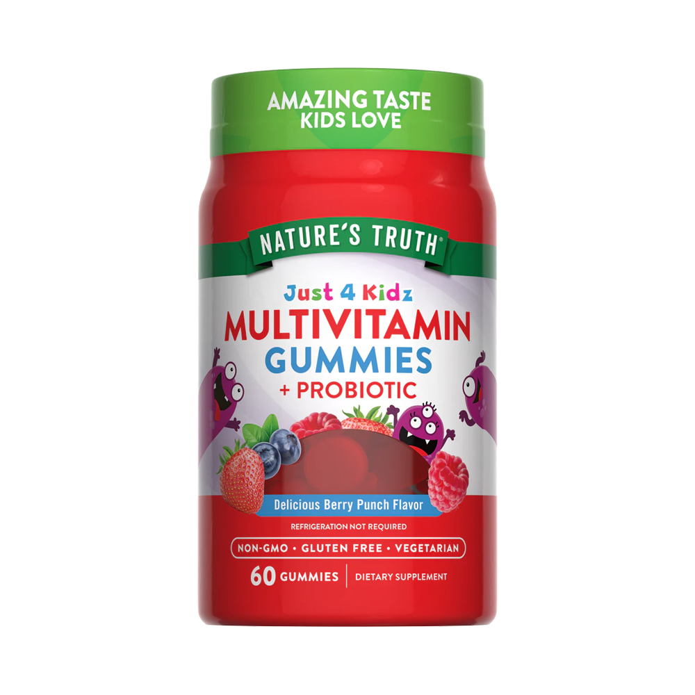 Nature's Truth Kid's Multivitamin Probiotic 60 Gummies