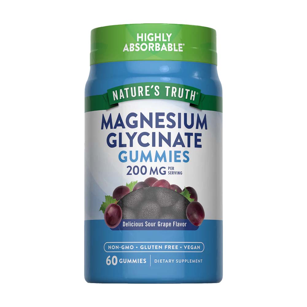 Nature's Truth Magnesium Glycinate 60 Gummies