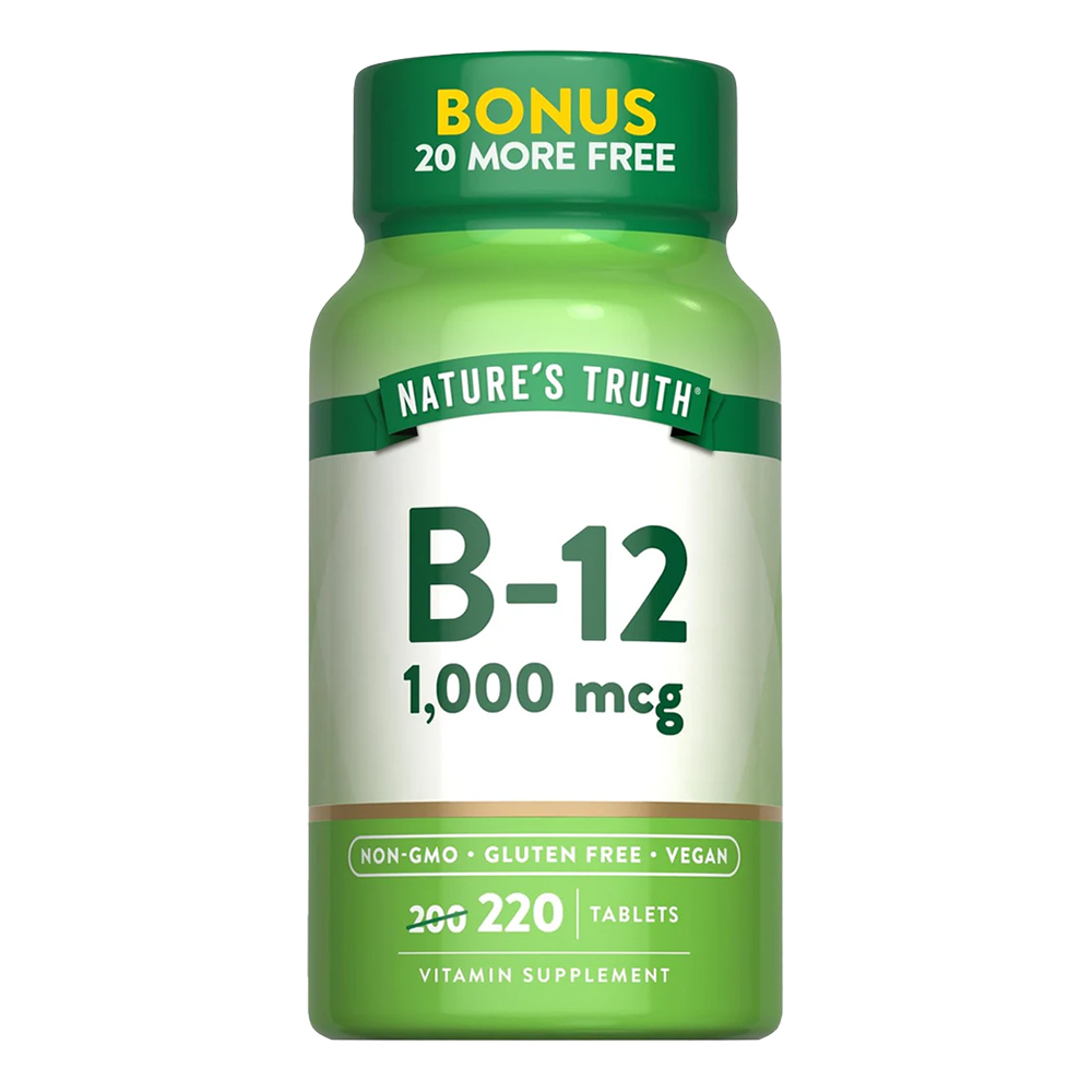 Nature's Truth Vitamin B-12 1,000 Mcg Bonus 220 und