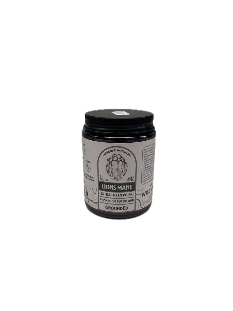 Grounded Lions Mane En Polvo 65 gr