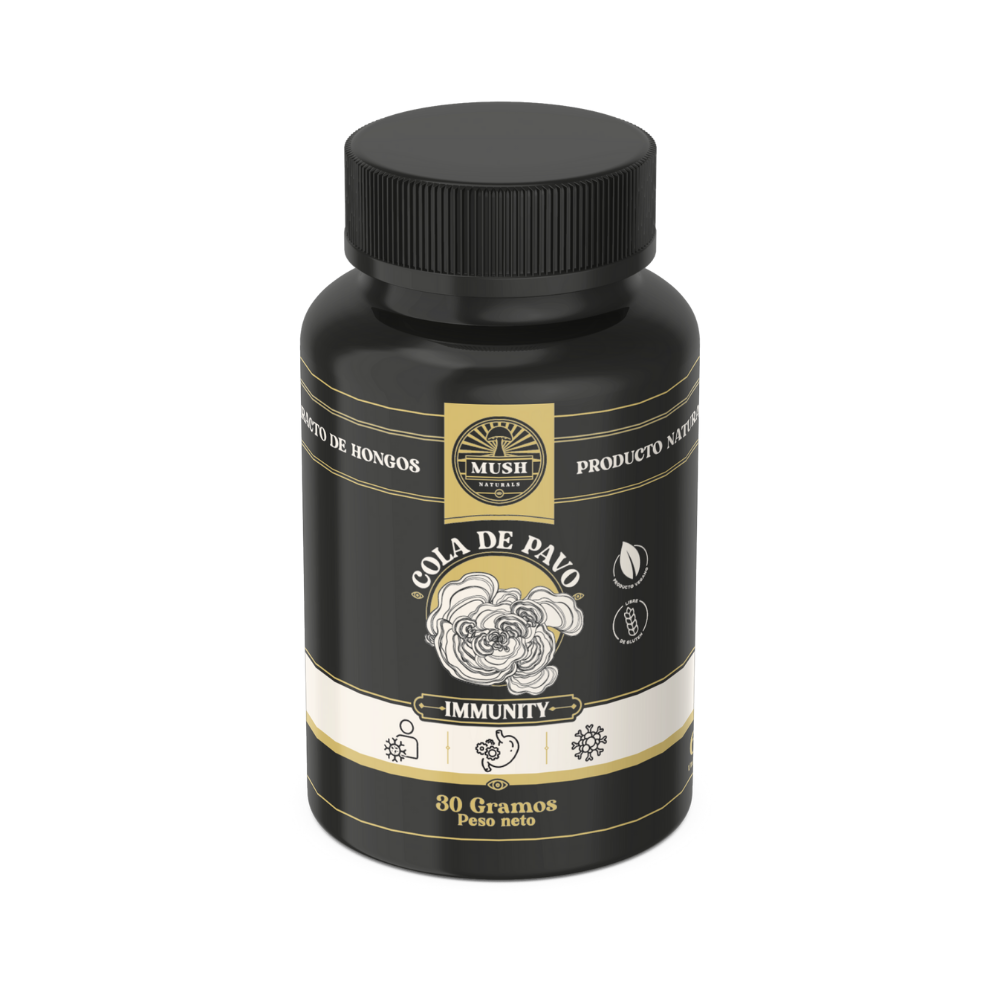 Mush Naturals Cola De Pavo Cap 60 und