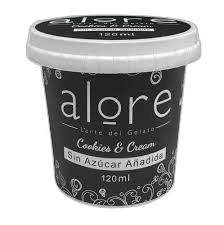 Alore Helado Cookies & Cream 120 ml