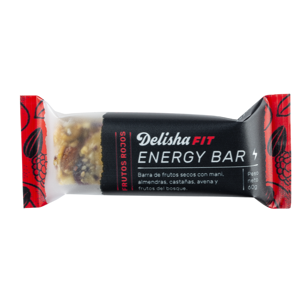 Delisha Fit Barra De Frutos Secos Frutos Rojos 60 gr