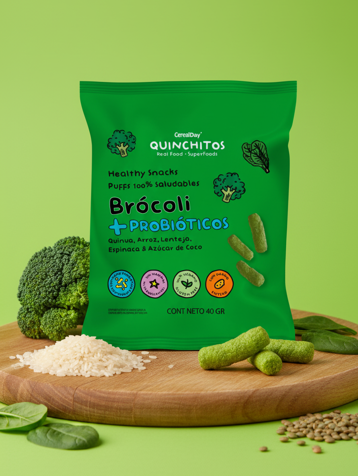 Quinchitos Brocoli Con Probioticos 40 gr