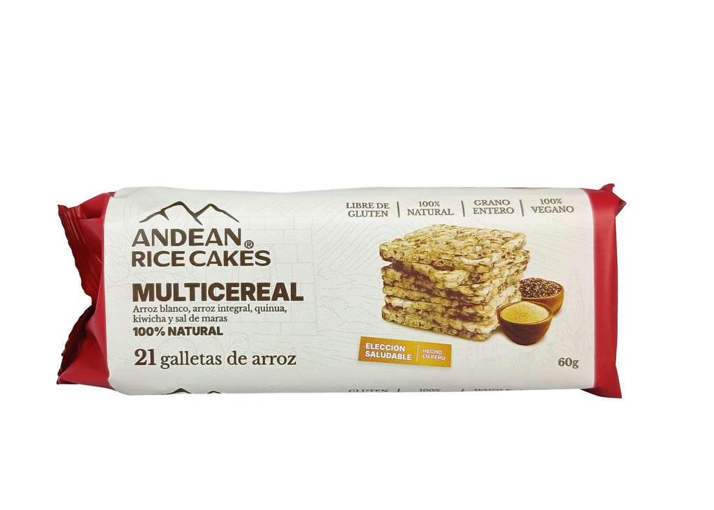 Andean Ricecakes Quinua Y Kiwicha Multicereal 60 gr