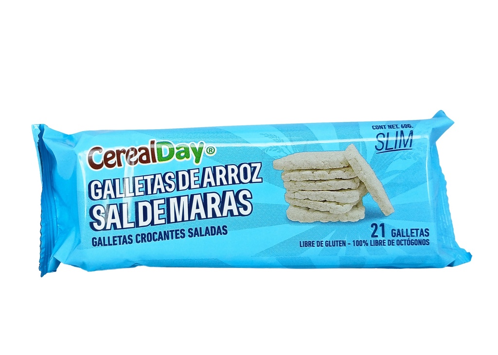 Cereal Day Galleta De Arroz, Con Sal De Maras 60 gr