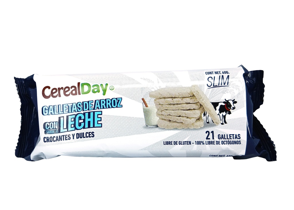 Cereal Day De Arroz, Sabor Leche Y Canela 60 gr