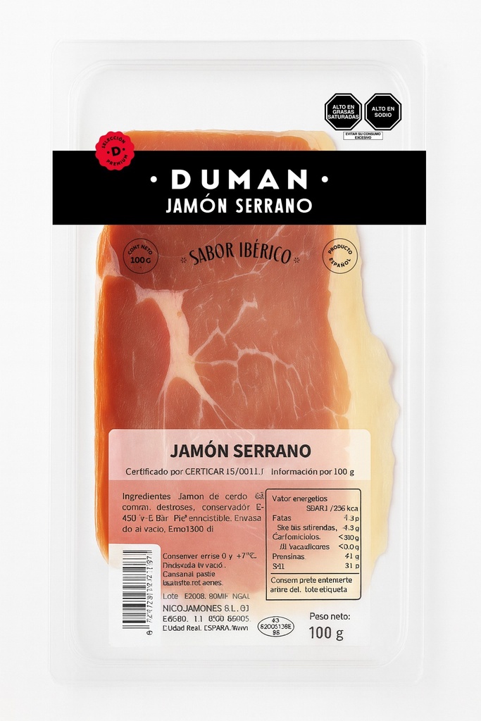 Duman Jamon Serrano100 gr