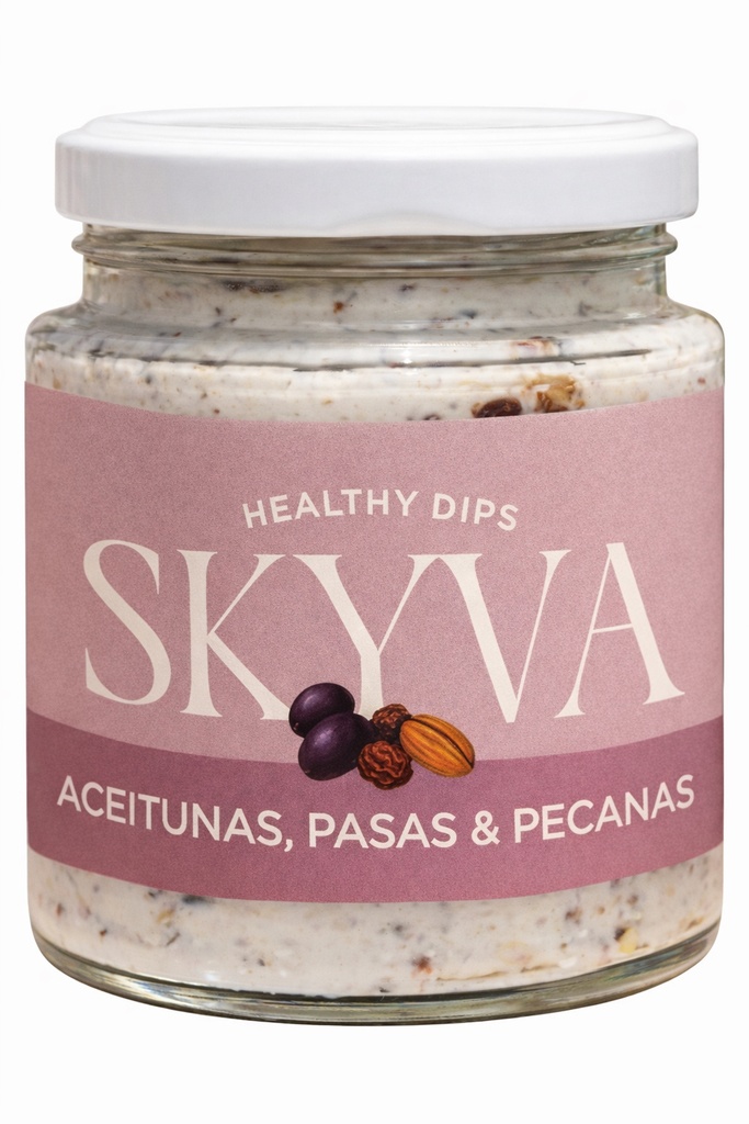 Skyva Dip Aceitunas, pasas y pecanas 225 gr