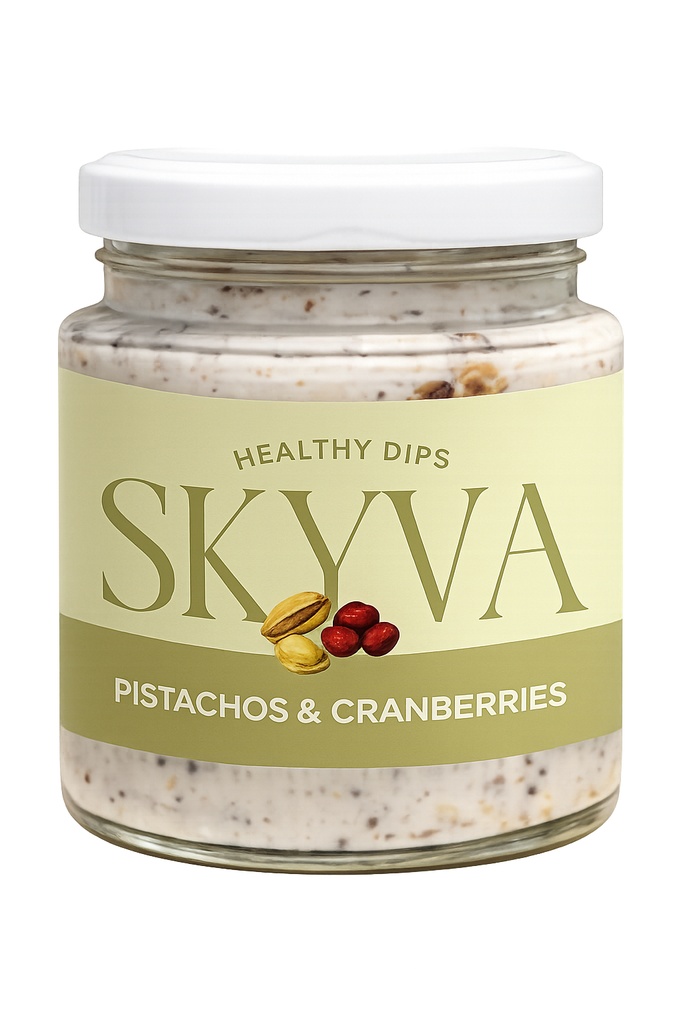 Skyva Dip Pistachos y Cranberries 225 gr