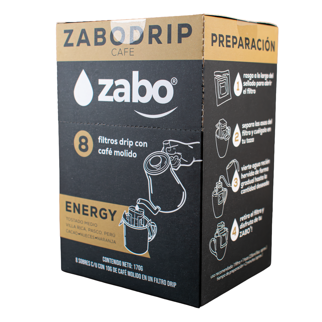 Zabodrip Energy Caja Villa Rica 170 gr