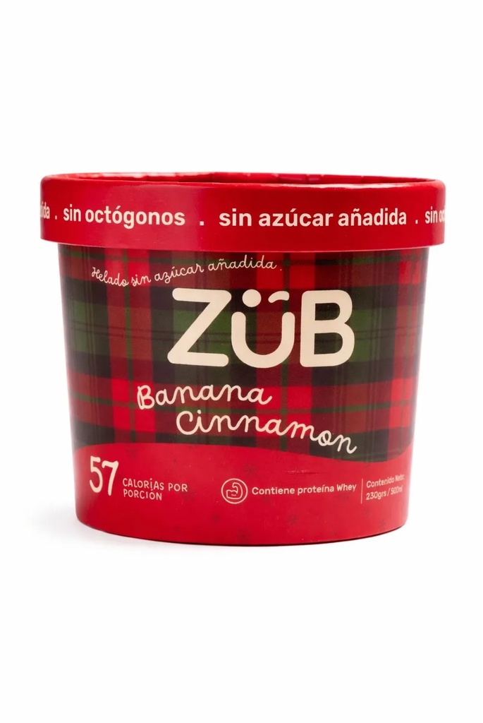 Zub Zero Helado Banana Cinnamon 500 ml