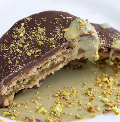 Pechu Alfajor Pistacho Cubierto Con Chocolate Keto Und
