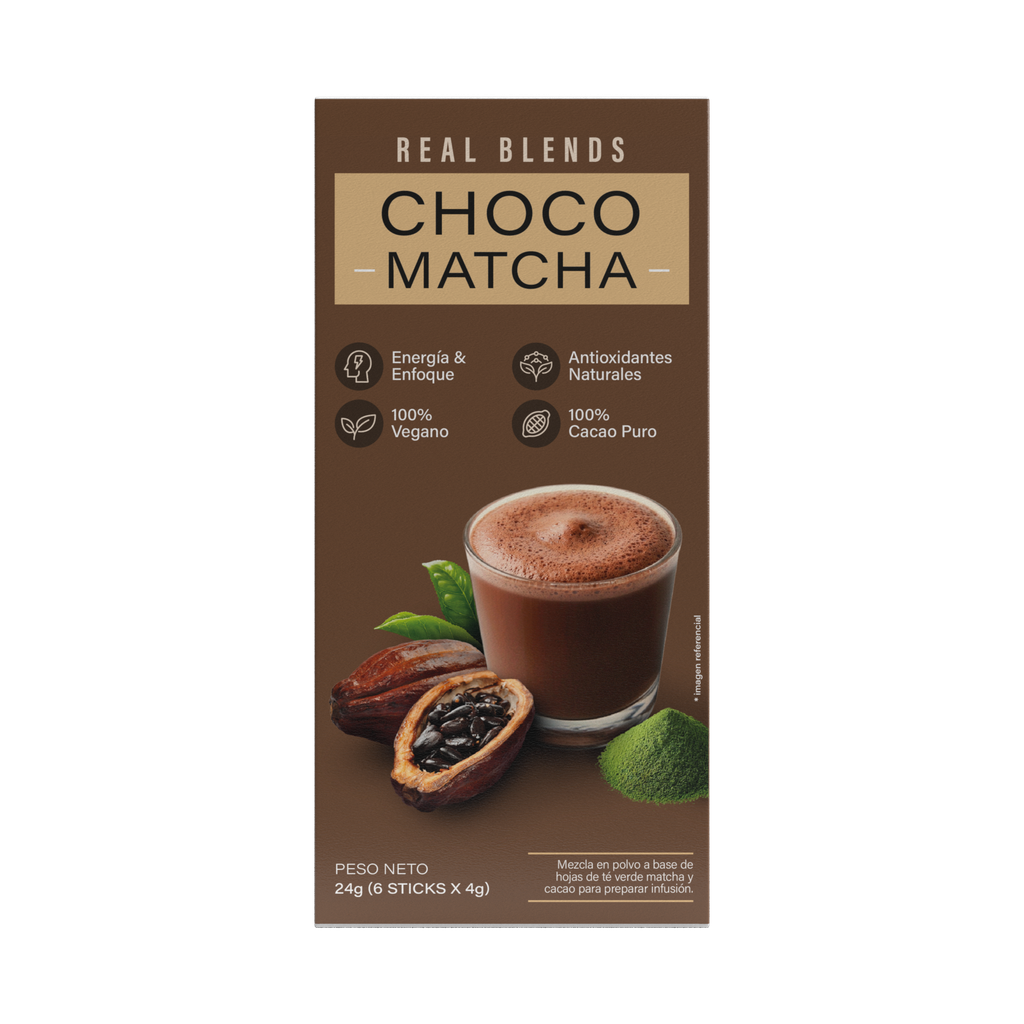 Real Food Choco Matcha Caja 6 Und