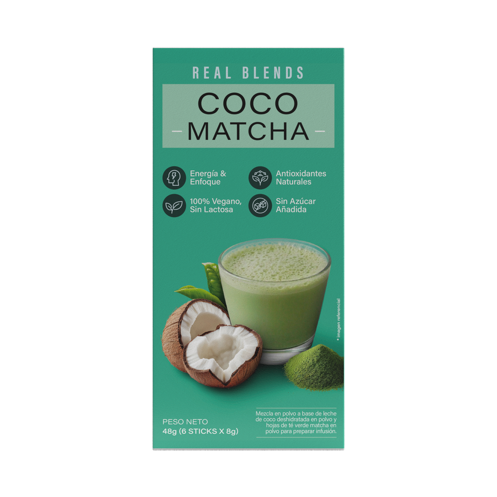 Real Food Coco Matcha Caja 6 Und