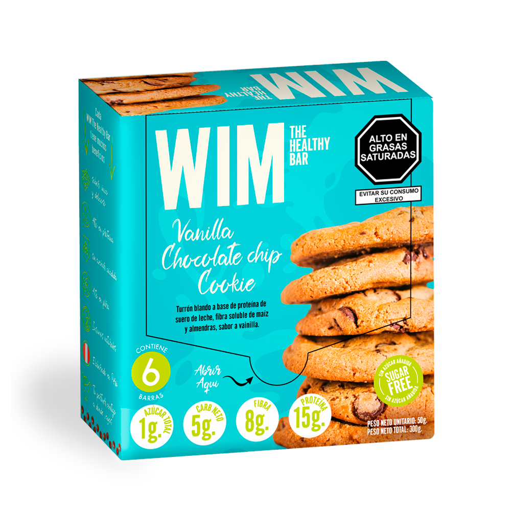 Wim Barra Vanilla Chocolate Chip Cookie 300 gr