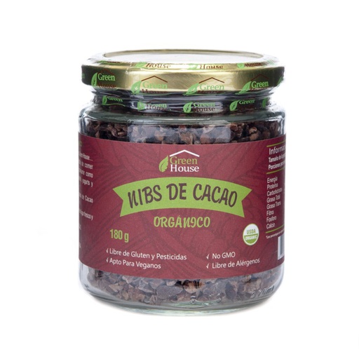 [781159000041] Green House Nibs Cacao 180 gr